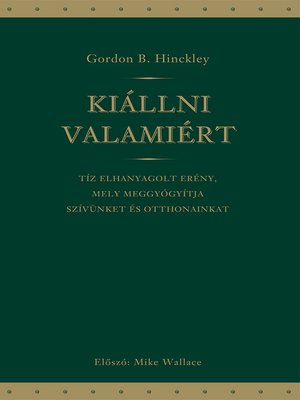 cover image of Kiállni Valamiért